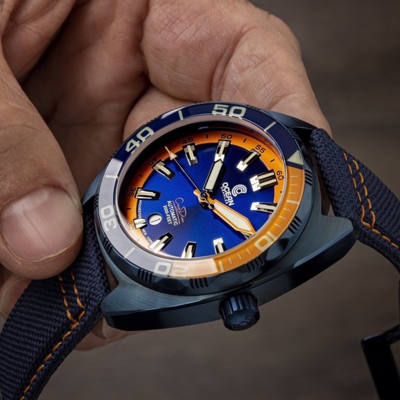 Ocean Crawler Core Diver v3 Watch Blue Steel - Picture 6 of 8